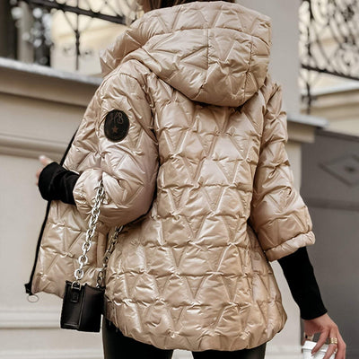 Carla | Varm och modern quiltad dunjacka