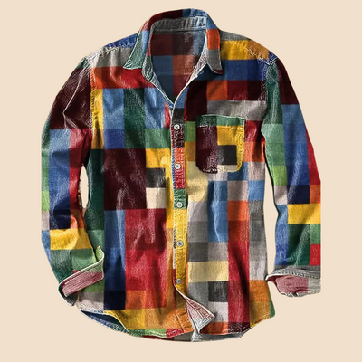Åke | Vintage regnbågsskjorta