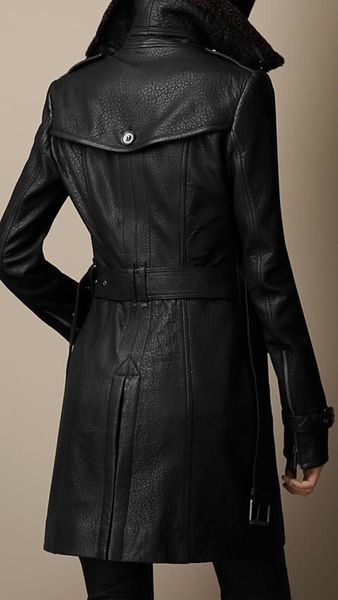 CLAIR | TRENCH DI LUSSO IN PELLE ITALIANA FATTA A MANO