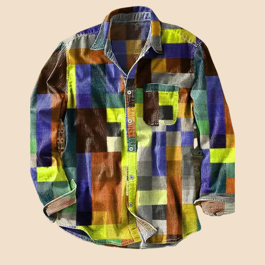 Åke | Vintage regnbågsskjorta