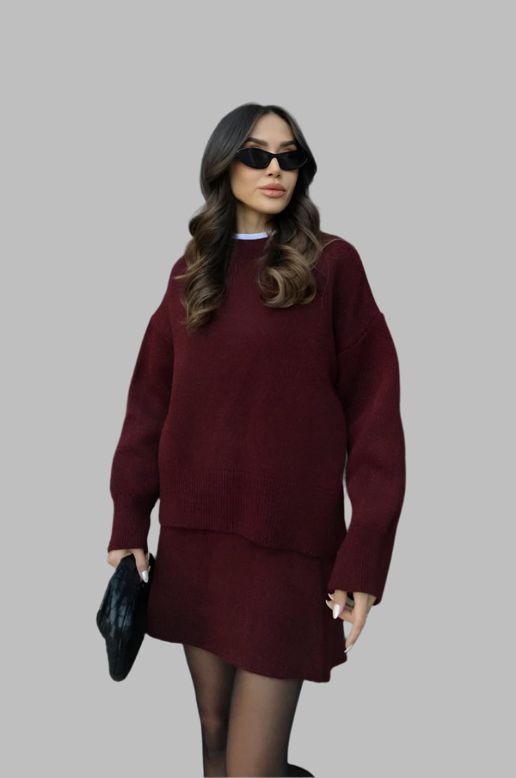 Marla | Mysigt stickat set