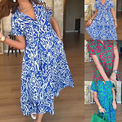 Nordella™ | Blommig sommarklänning med tidlös charm